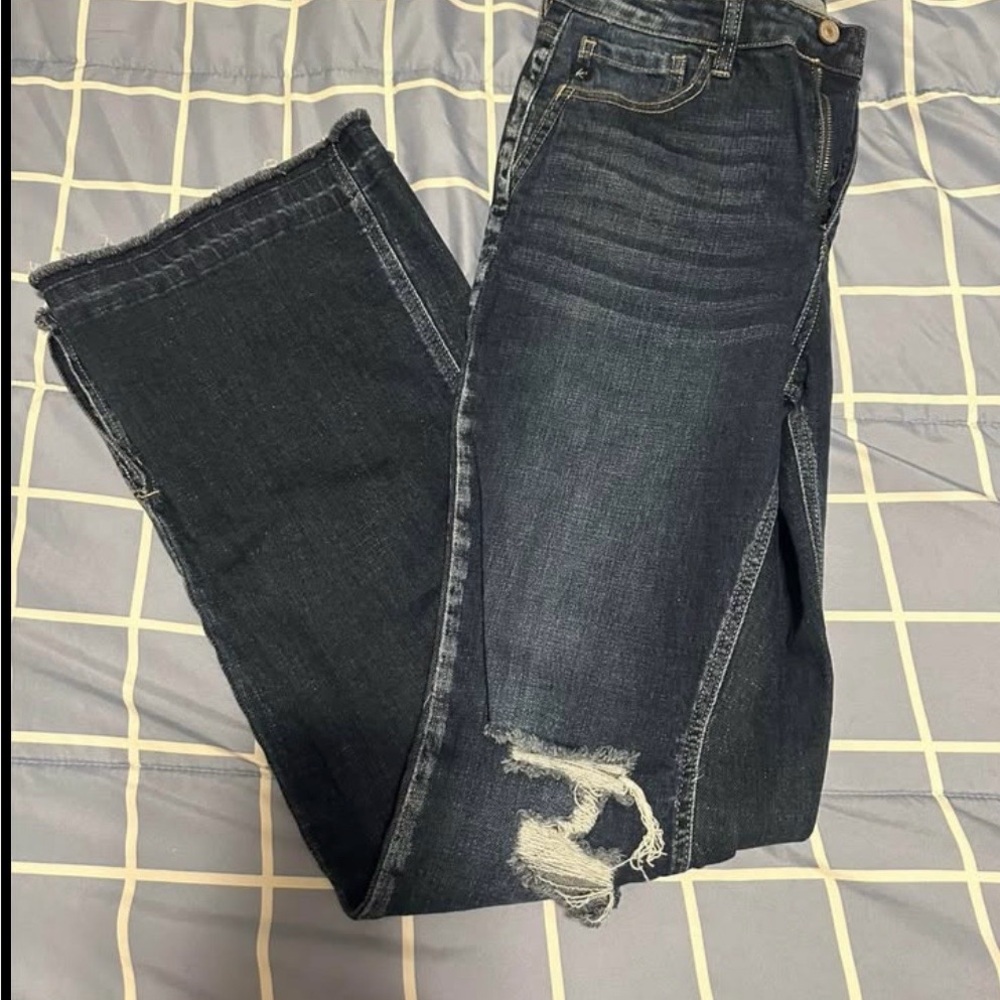 KanCan Dark Blue Boot Cut Jeans